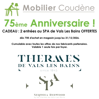 Anniversaire Mobilier Coudène fête ses 75 ans !