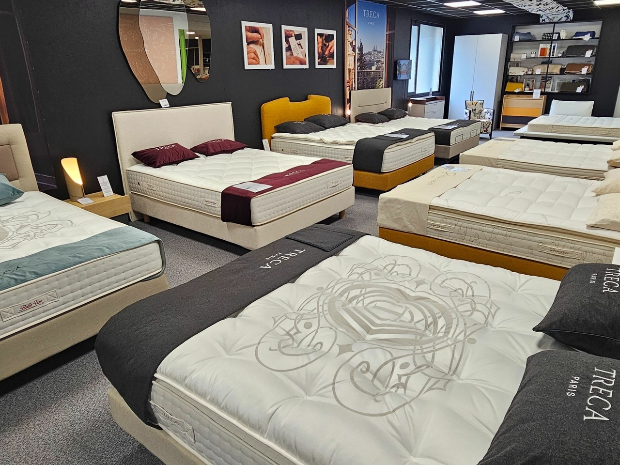 magasin de sommier, matelas, tête de lit Tréca à Aubenas Ardèche 07